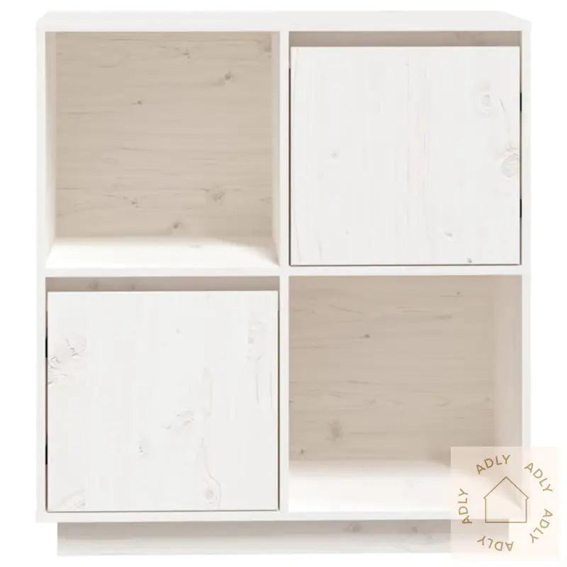 Skjenk Hvit 74X35X80 Cm Heltre Furu