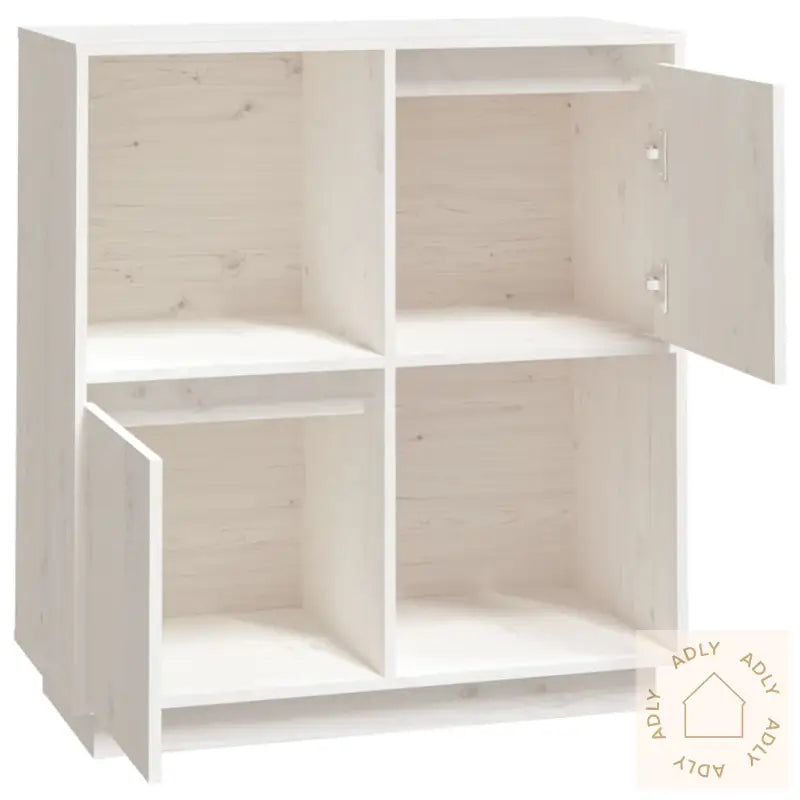 Skjenk Hvit 74X35X80 Cm Heltre Furu