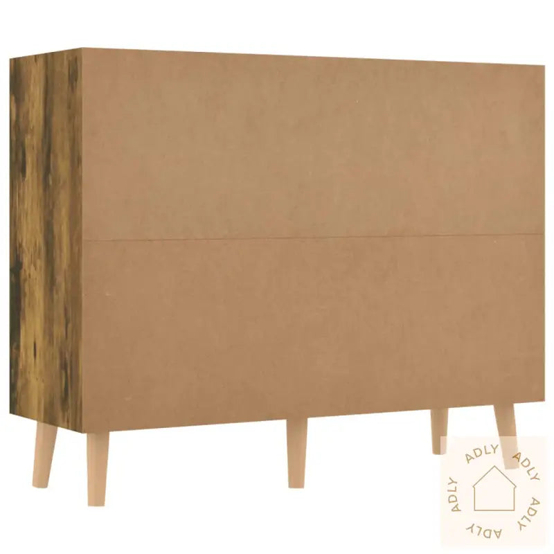 Skjenk Røkt Eik 90X30X72 Cm Konstruert Tre