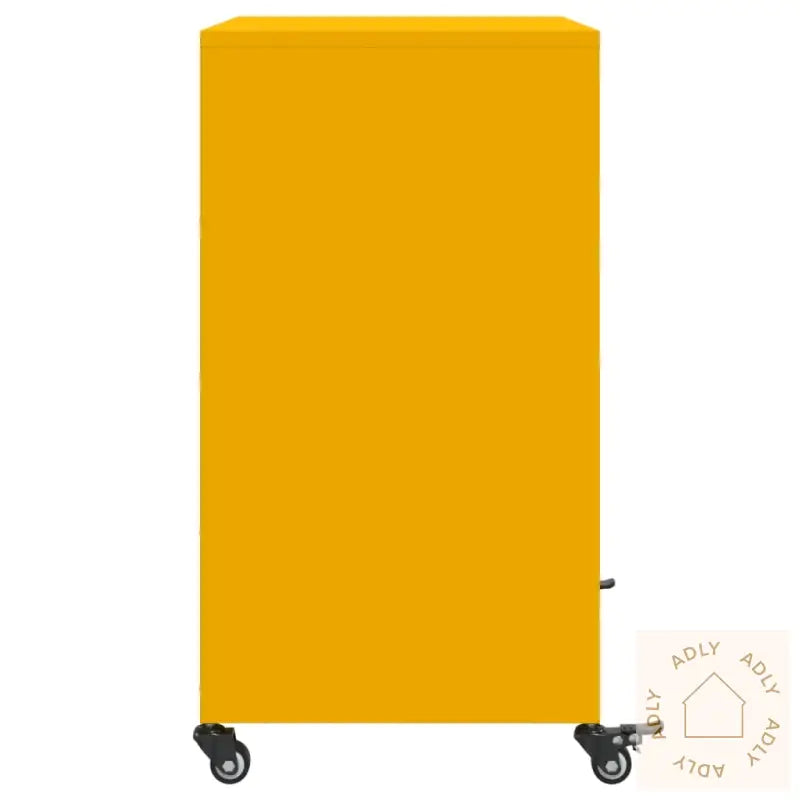 Skjenk Sennepsgul 68X39X72 Cm Stål