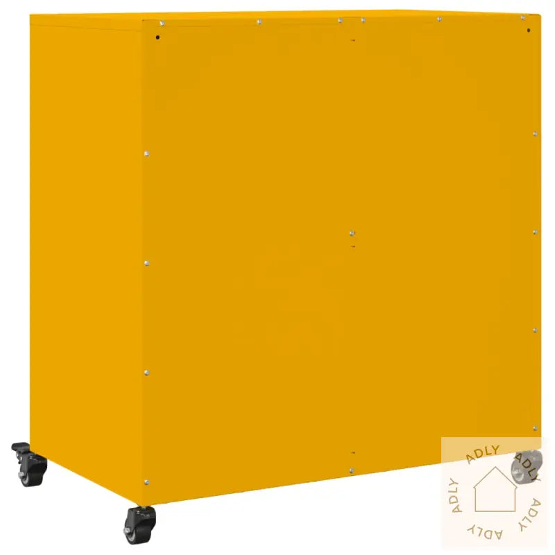 Skjenk Sennepsgul 68X39X72 Cm Stål