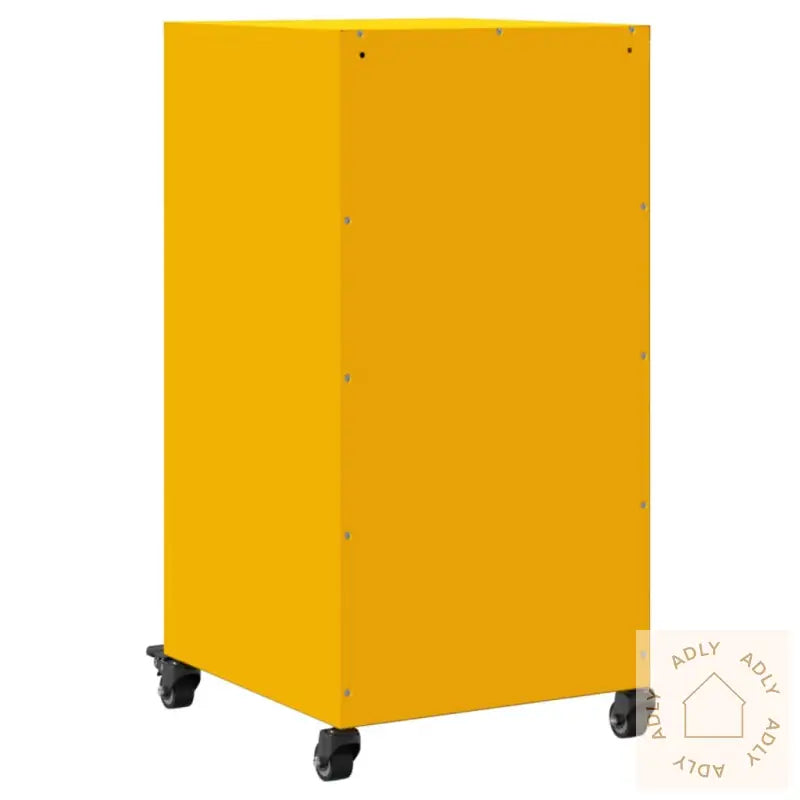 Skjenk Sennepsgul 36X39X72 Cm Stål