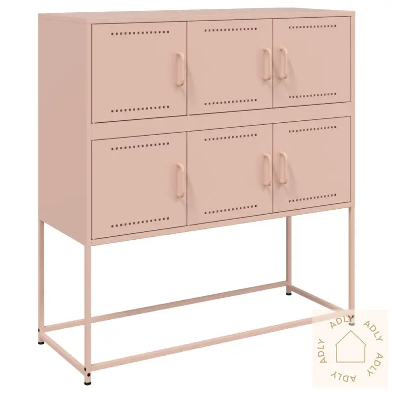 Skjenk Rosa 100,5X39X107 Cm Stål