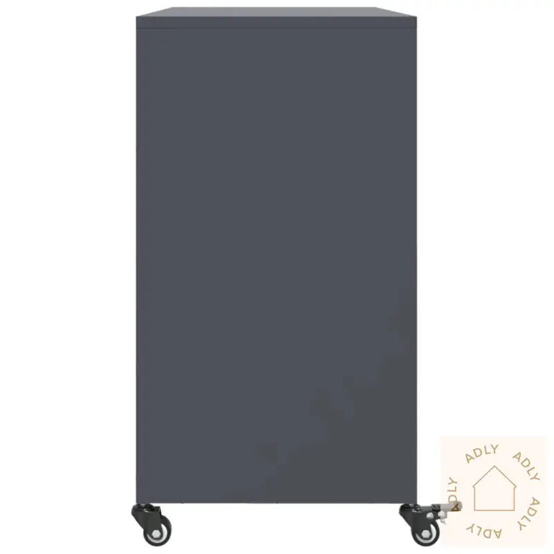 Skjenk Antrasitt 100,5X39X72 Cm Stål