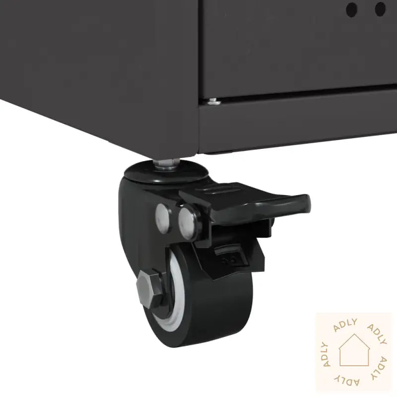 Skjenk Svart 100,5X39X72 Cm Stål