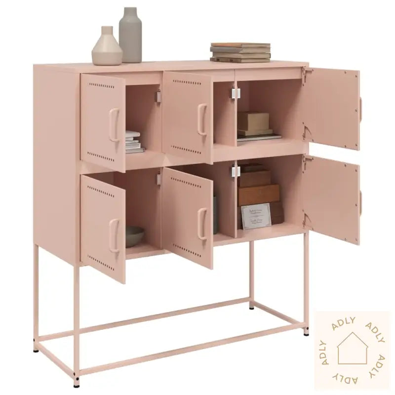 Skjenk Rosa 100,5X39X107 Cm Stål