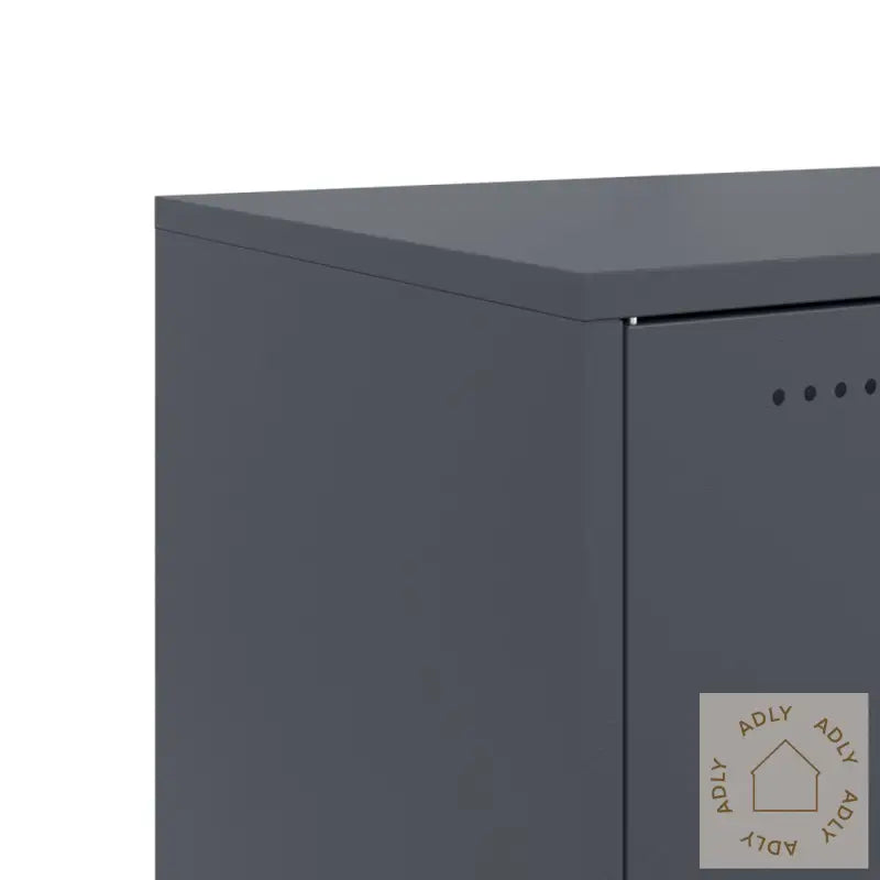 Skjenk Antrasitt 100,5X39X72 Cm Stål