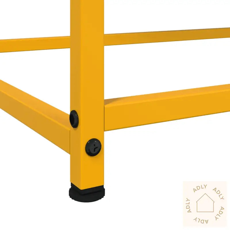 Skjenk Sennepsgul 100,5X39X107 Cm Stål