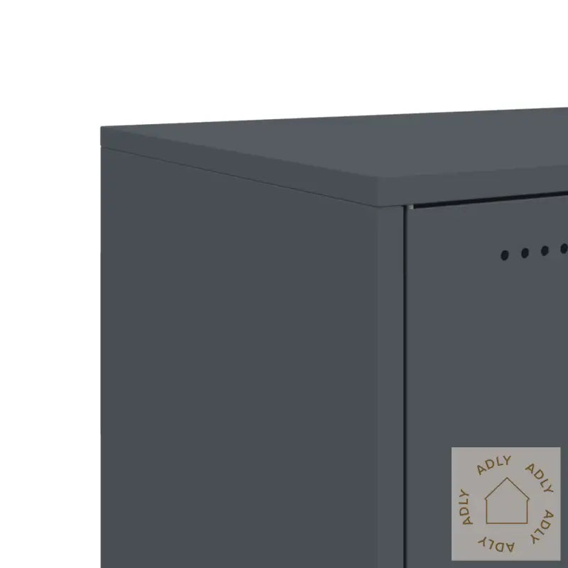 Skjenk Antrasitt 100,5X39X72 Cm Stål