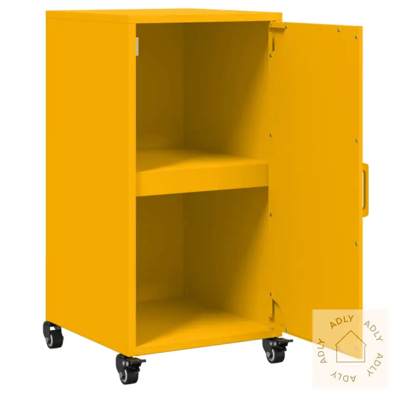 Skjenk Sennepsgul 36X39X72 Cm Stål