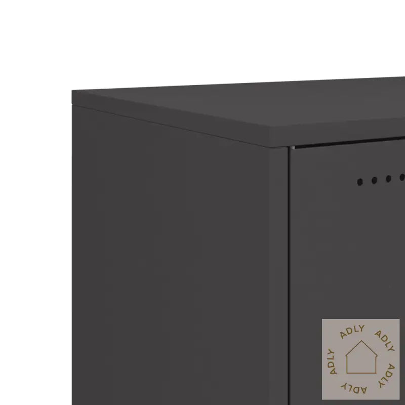 Skjenk Svart 100,5X39X72 Cm Stål