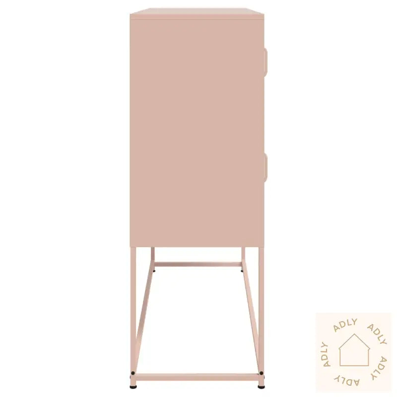 Skjenk Rosa 100,5X39X107 Cm Stål