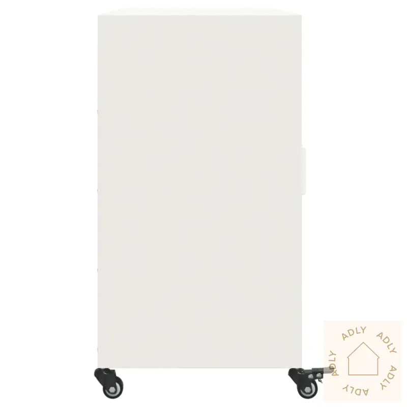 Skjenk Hvit 100,5X39X72 Cm Stål