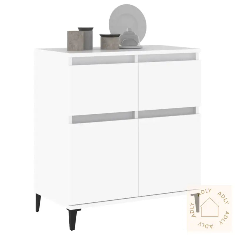 Skjenk Hvit 60X35X70 Cm Konstruert Tre