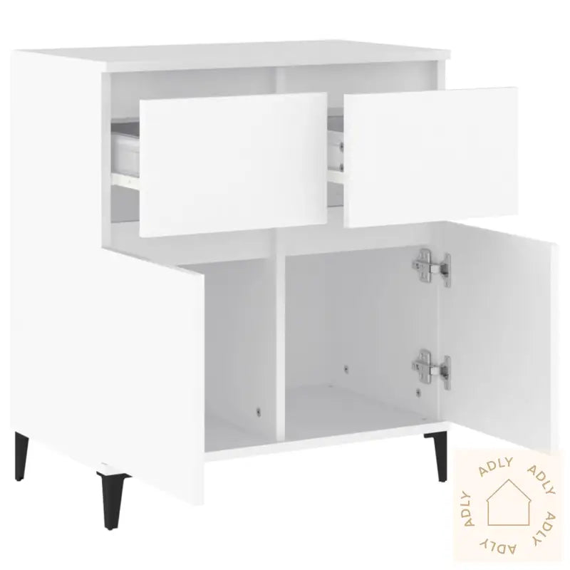 Skjenk Hvit 60X35X70 Cm Konstruert Tre