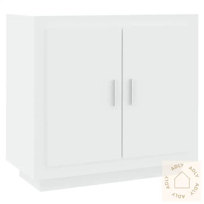 Skjenk Hvit 80X40X75 Cm Konstruert Tre
