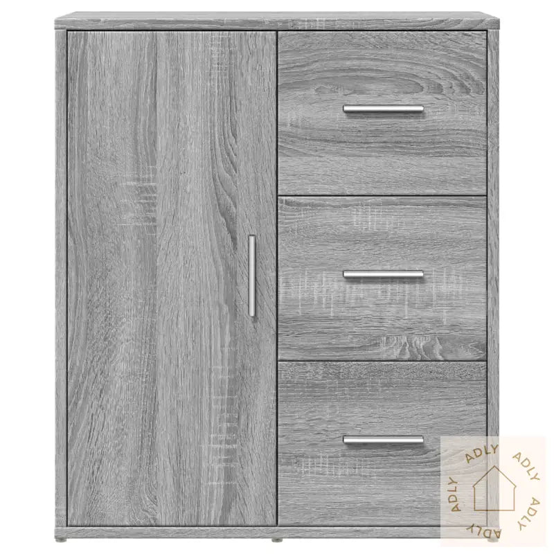 Skjenk Grå Sonoma 60X31X70 Cm Konstruert Tre