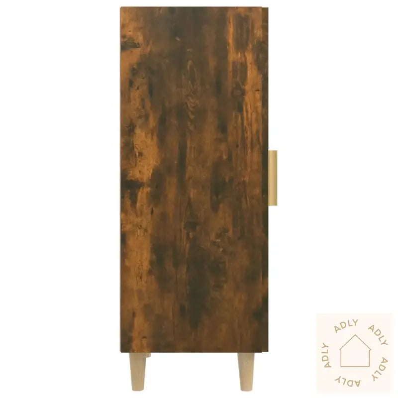 Skjenk Røkt Eik 34,5X34X90 Cm Konstruert Tre