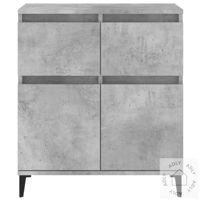 Skjenk Betonggrå 60X35X70 Cm Konstruert Tre