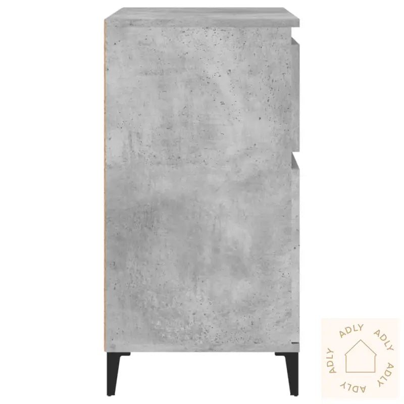 Skjenk Betonggrå 60X35X70 Cm Konstruert Tre