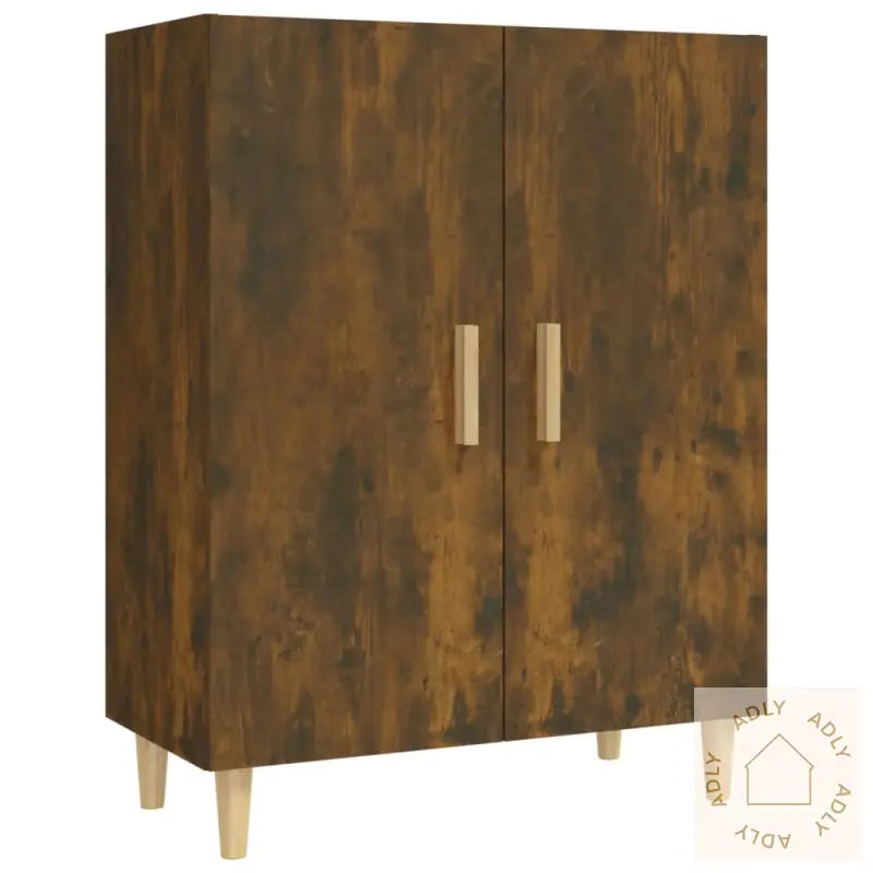 Skjenk Røkt Eik 70X34X90 Cm Konstruert Tre