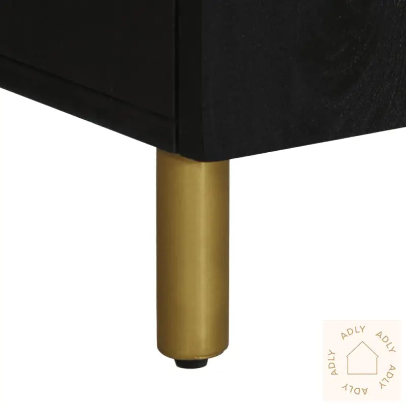 Skjenk Svart 60X33X75 Cm Konstruert Tre