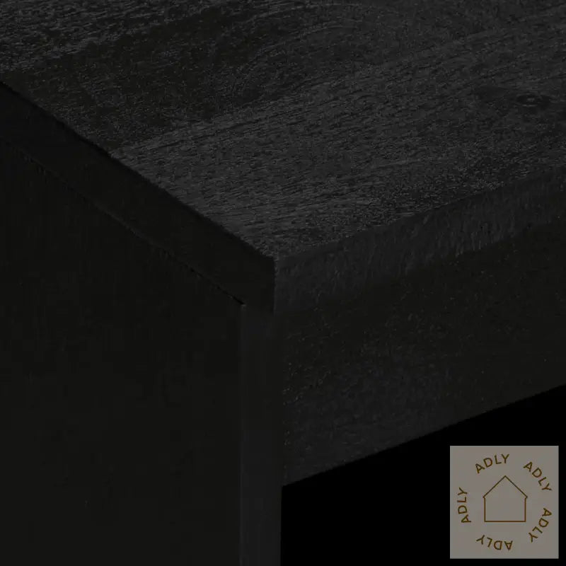 Skjenk Svart 60X33X75 Cm Konstruert Tre