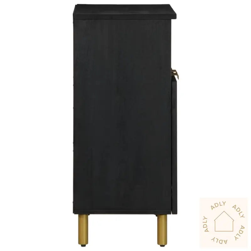 Skjenk Svart 60X33X75 Cm Konstruert Tre