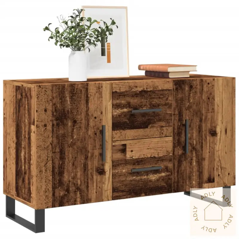 Skjenk Gammelt Tre 100X36X60 Cm Konstruert Tre