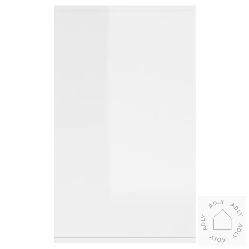 Skjenk Høyglans Hvit 135X41X75 Cm Konstruert Tre