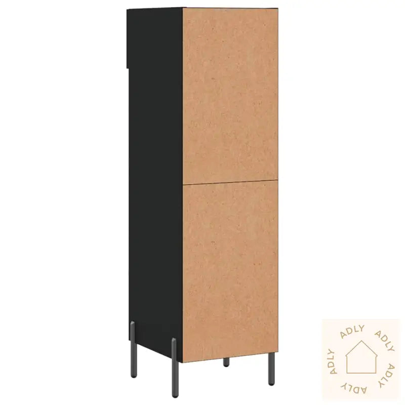 Skohylle Svart 30X35X105 Cm Konstruert Tre