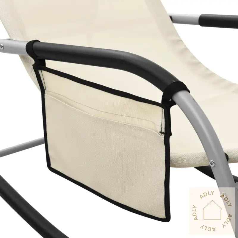 Solseng Textilene Kremhvit Og Grå