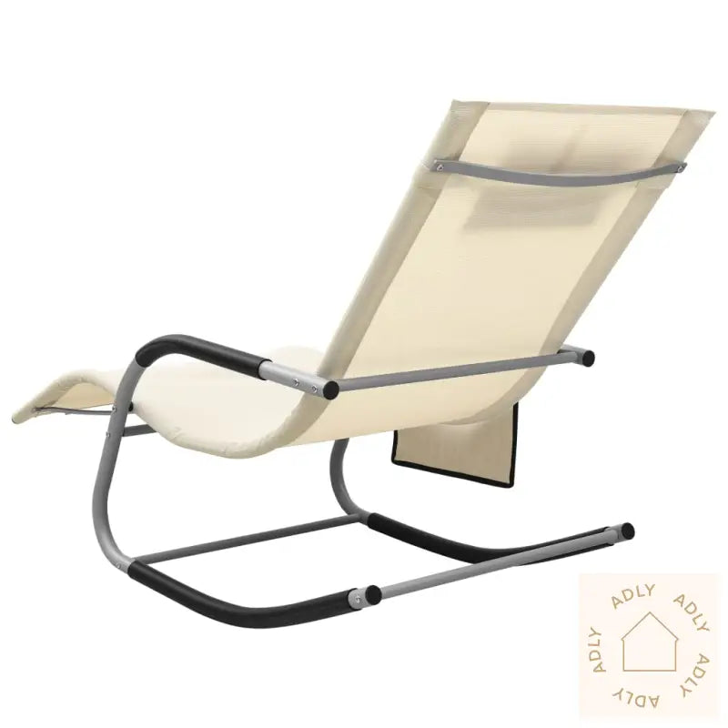 Solseng Textilene Kremhvit Og Grå