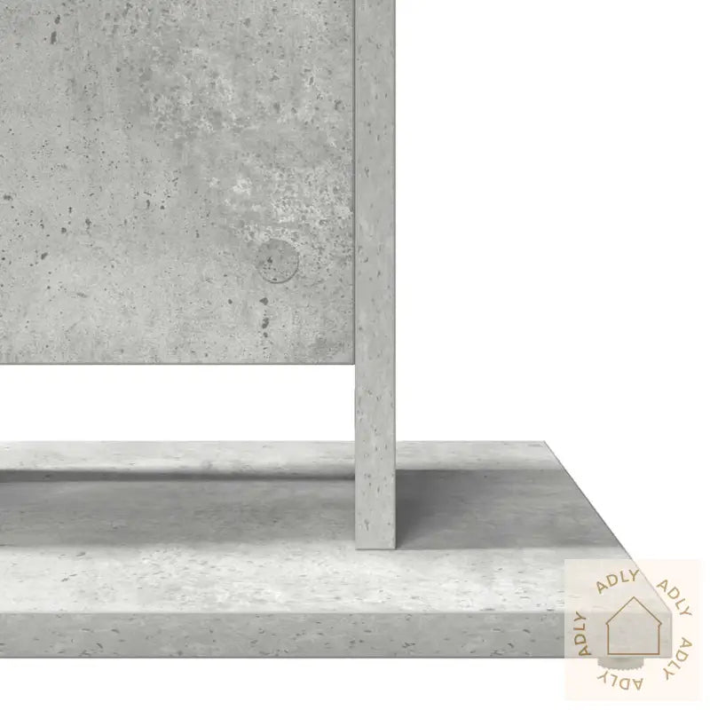 Bistrobord Betonggrå 60X60X75 Cm Konstruert Tre