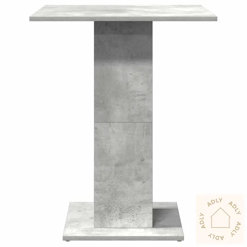Bistrobord Betonggrå 60X60X75 Cm Konstruert Tre