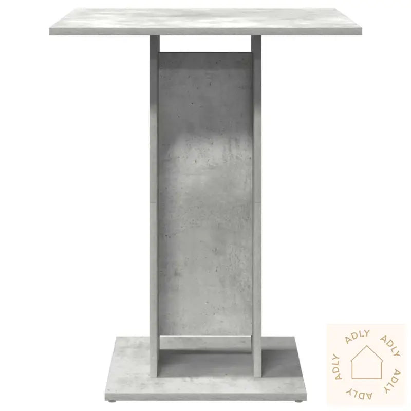 Bistrobord Betonggrå 60X60X75 Cm Konstruert Tre