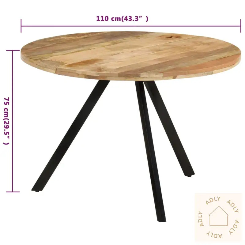 Spisebord 110X75 Cm Heltre Mango
