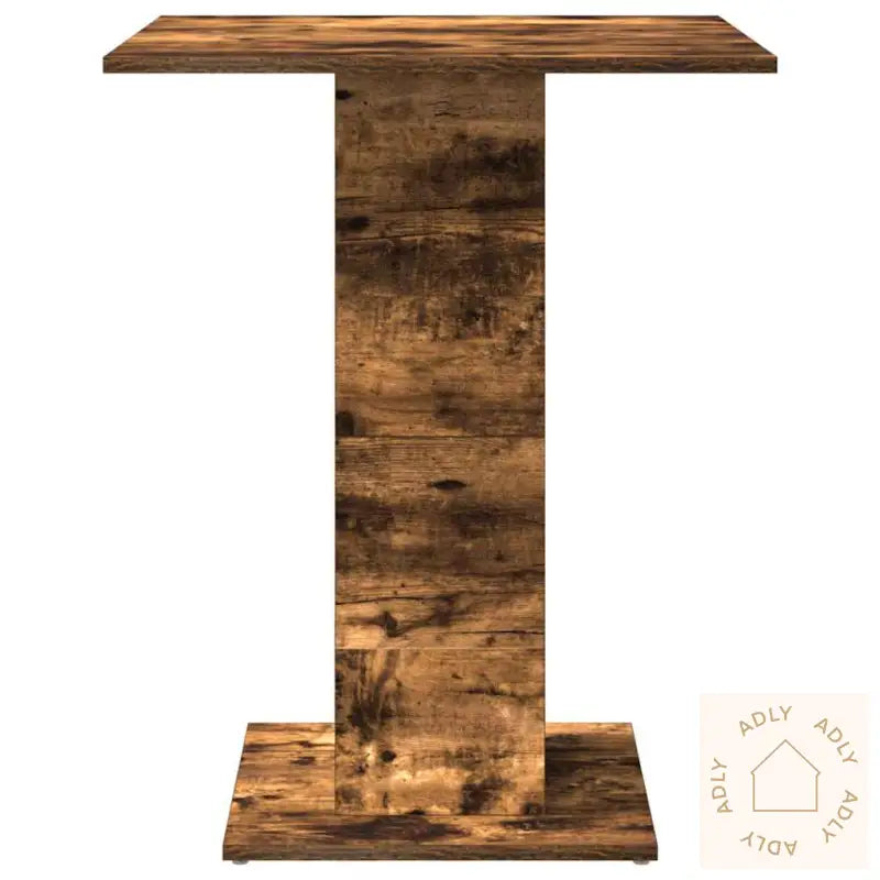 Bistrobord Røkt Eik 60X60X75 Cm Konstruert Tre