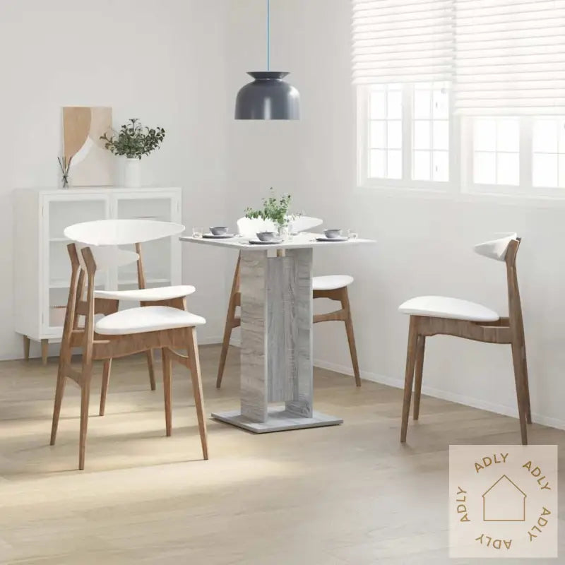 Bistrobord Grå Sonoma 60X60X75 Cm Konstruert Tre