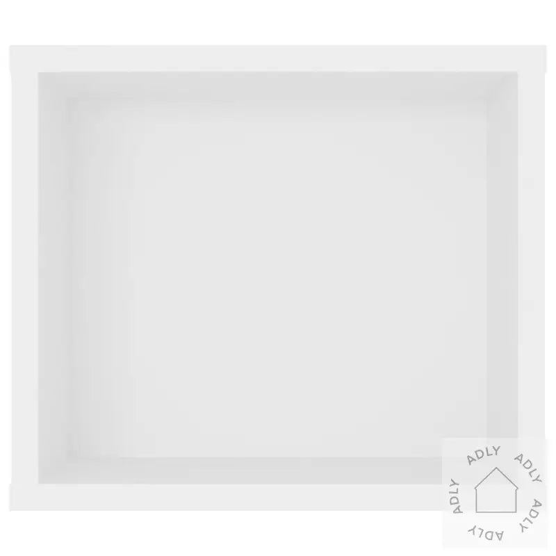 Hengende Tv-Benk Hvit 100X30X26,5 Cm Konstruert Tre