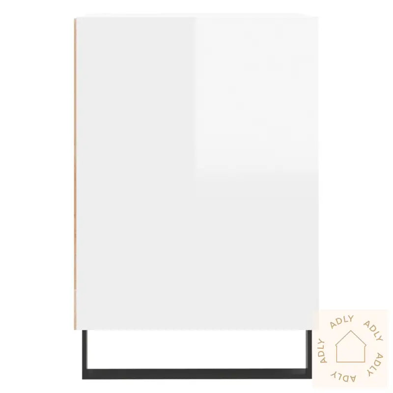 Tv-Benk Høyglans Hvit 160X35X55 Cm Konstruert Tre