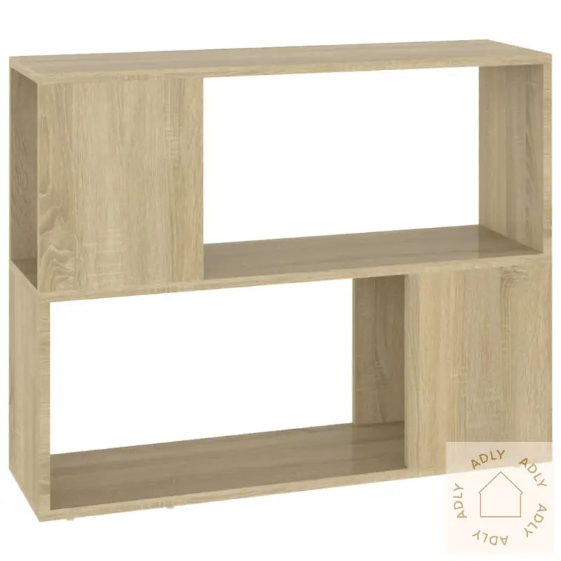 Tv-Benk Sonoma Eik 80X24X63 Cm Konstruert Tre