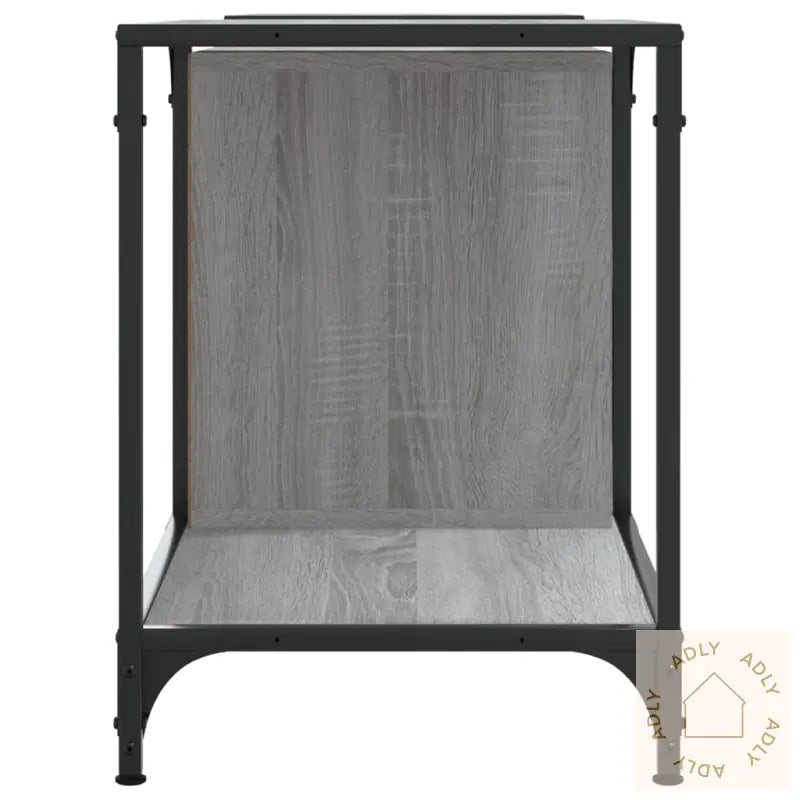 Tv-Benk Grå Sonoma 153X37X50 Cm Konstruert Tre