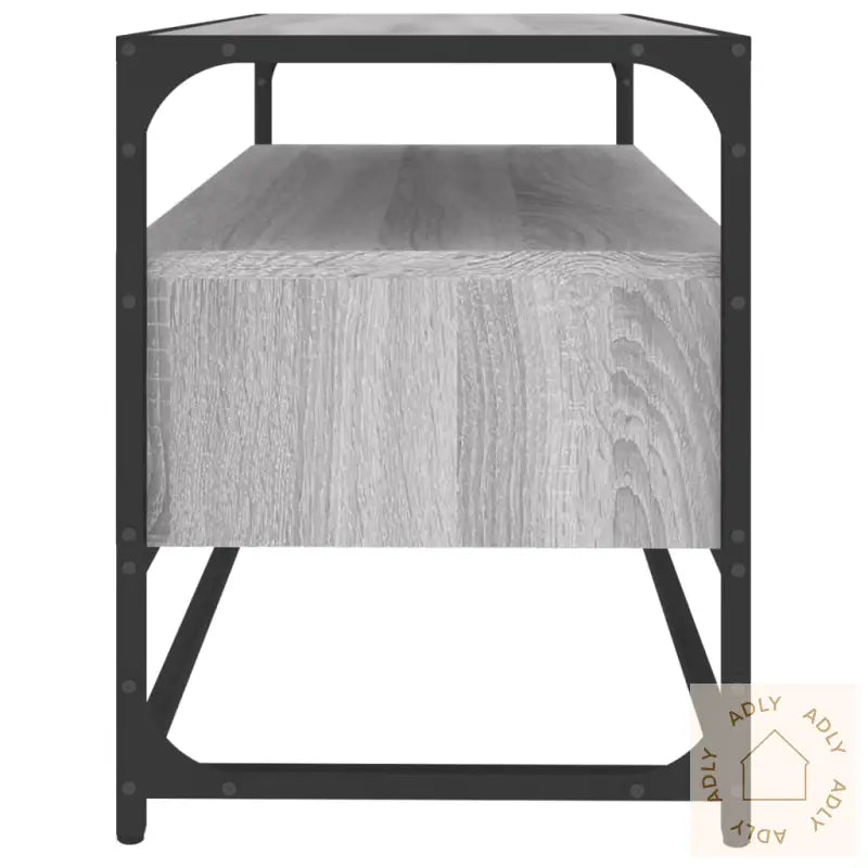 Skoskap Grå Sonoma 100X35X55 Cm Konstruert Tre