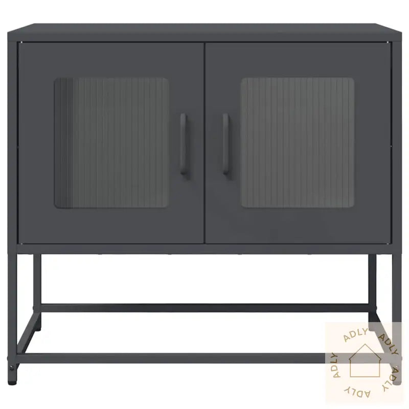 Tv-Skap Antrasitt 68X39X60,5 Cm Kaldvalset Stål