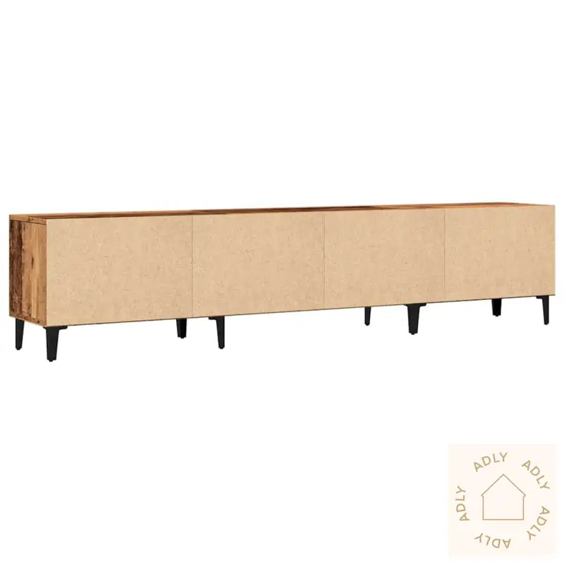 Tv-Benk Gammelt Tre 180X31,5X40 Cm Konstruert Tre