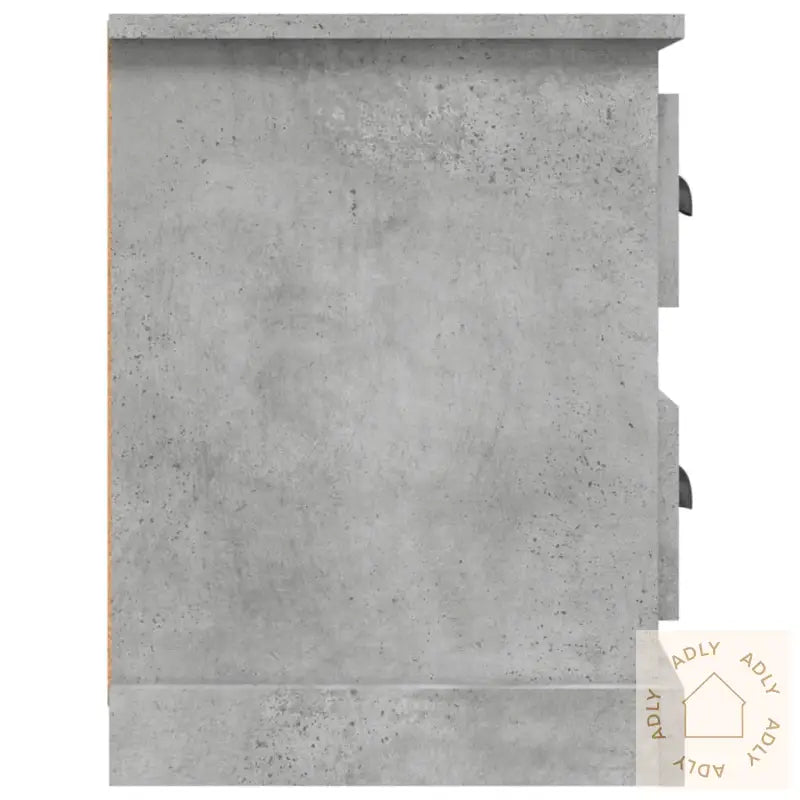 Tv-Benk Betonggrå 102X35,5X47,5 Cm Konstruert Tre