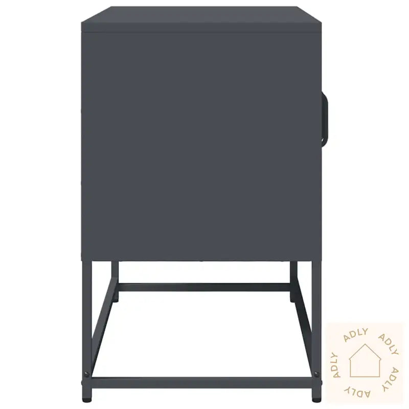 Tv-Skap Antrasitt 68X39X60,5 Cm Kaldvalset Stål