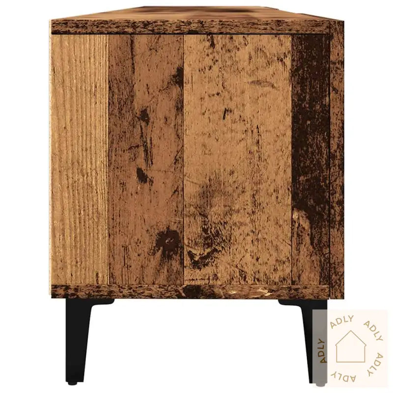 Tv-Benk Gammelt Tre 180X31,5X40 Cm Konstruert Tre