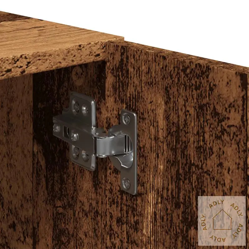 Tv-Benk Gammelt Tre 180X31,5X40 Cm Konstruert Tre